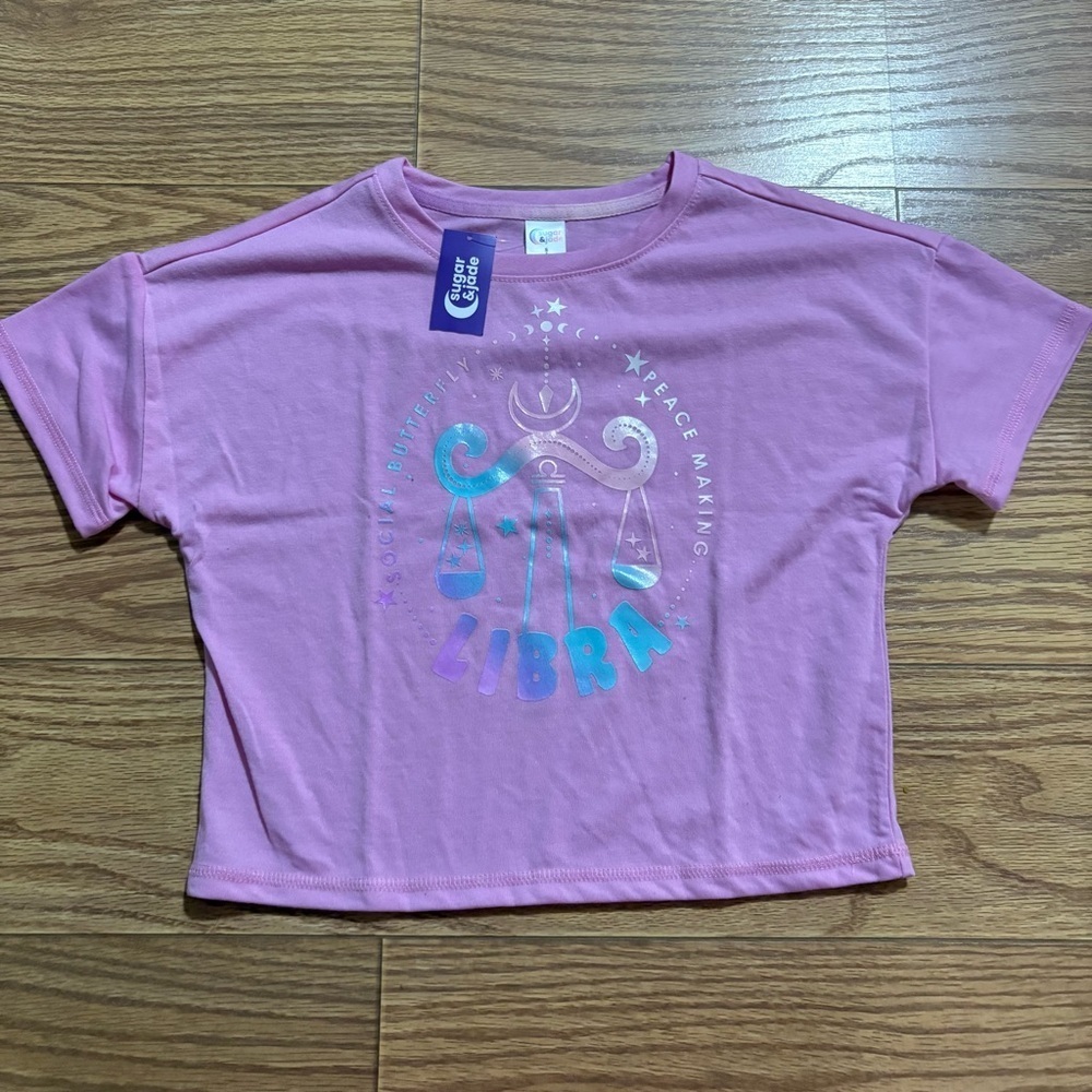 NEW Libra Shirt Girls 8